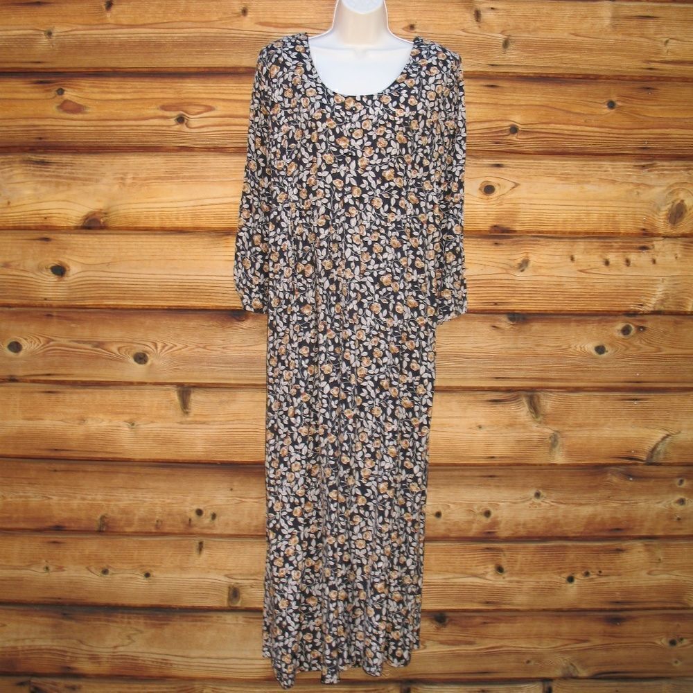 Vintage 90s Blue Cottage Core Jumpsuit